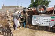 اجرای رزمایش جهاد دامپزشکی در شهرستان فراشبند
